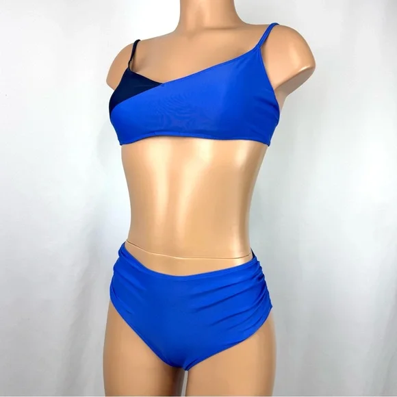 Summer salt Sz 6 Royal Blue The Marina 2 Piece Bikini Set Swimsuit Coastal Beach - Picture 6 of 12